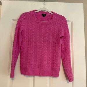 100% Cashmere Cable Knit Sweater